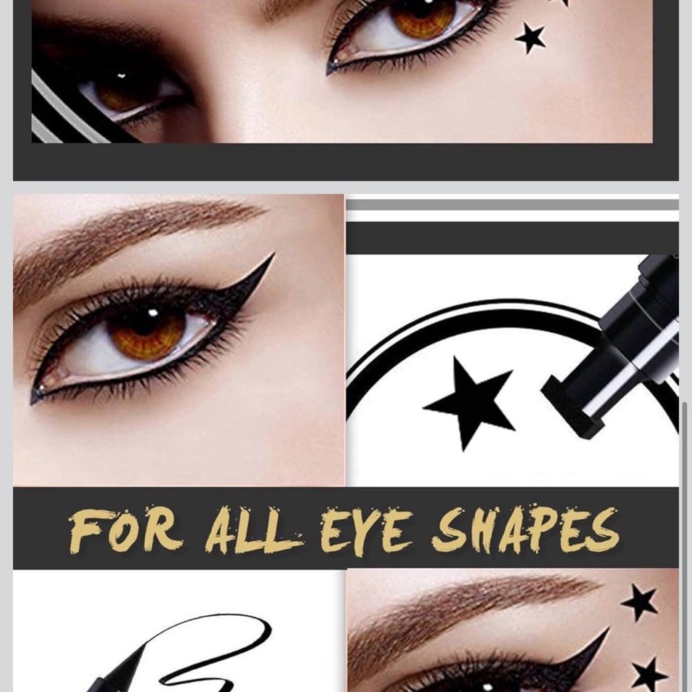 EVPCT DOUBLE ENDED Face Stamp & Eyeliner 🌙🩷🌼⭐️ - Picture 5 of 7